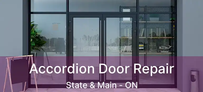  Accordion Door Repair State & Main - ON
