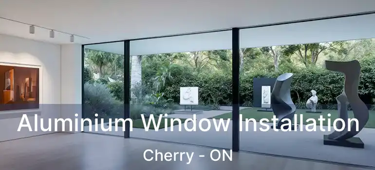  Aluminium Window Installation Cherry - ON
