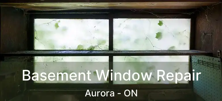  Basement Window Repair Aurora - ON