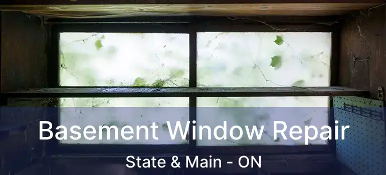  Basement Window Repair State & Main - ON