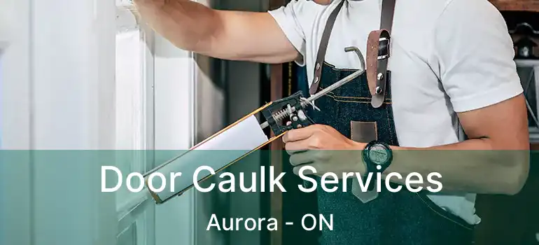  Door Caulk Services Aurora - ON