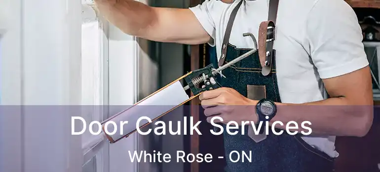  Door Caulk Services White Rose - ON