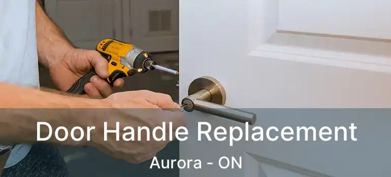  Door Handle Replacement Aurora - ON