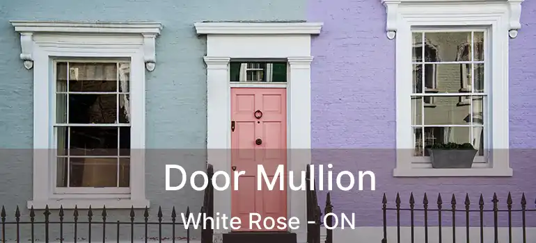  Door Mullion White Rose - ON