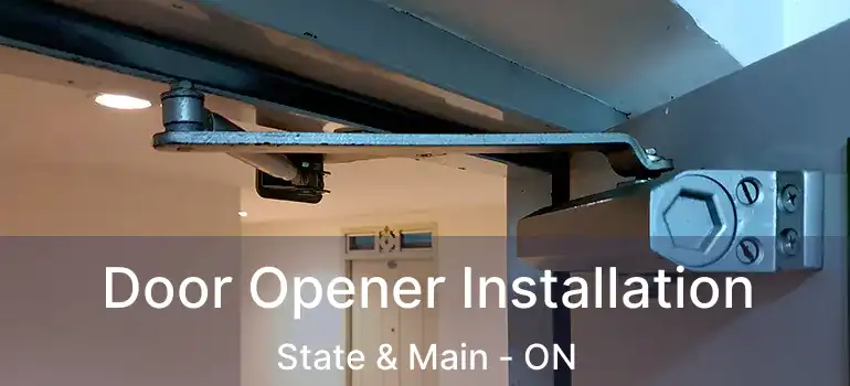  Door Opener Installation State & Main - ON