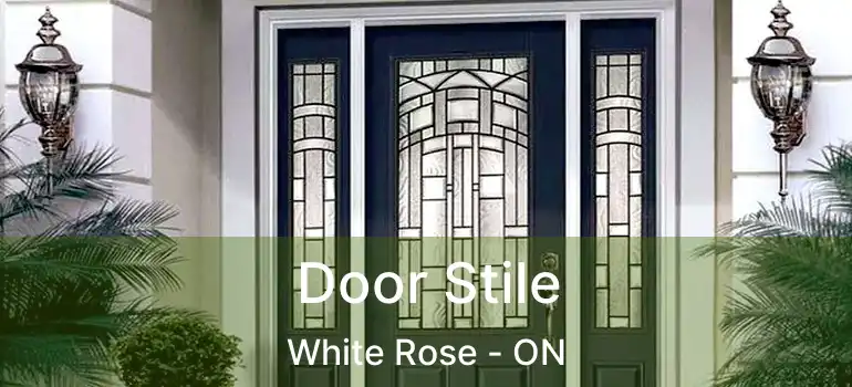  Door Stile White Rose - ON