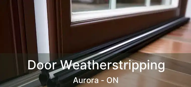 Door Weatherstripping Aurora - ON
