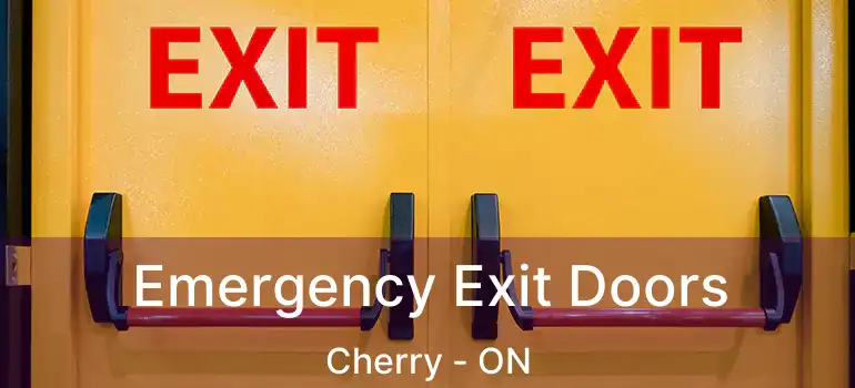  Emergency Exit Doors Cherry - ON