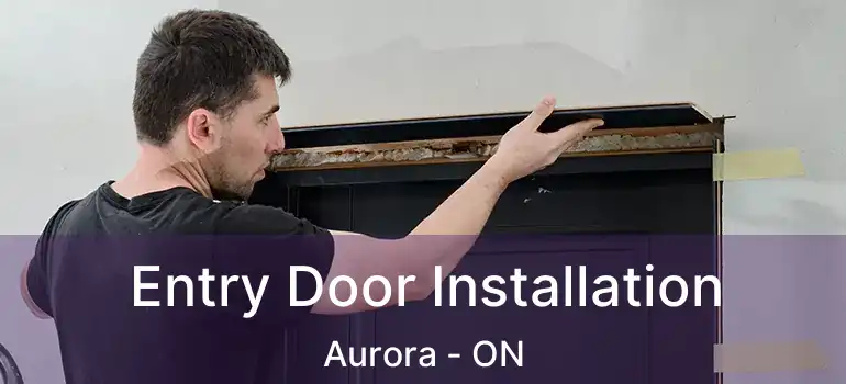 Entry Door Installation Aurora - ON
