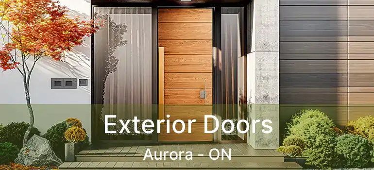  Exterior Doors Aurora - ON
