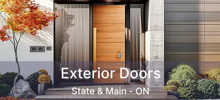  Exterior Doors State & Main - ON