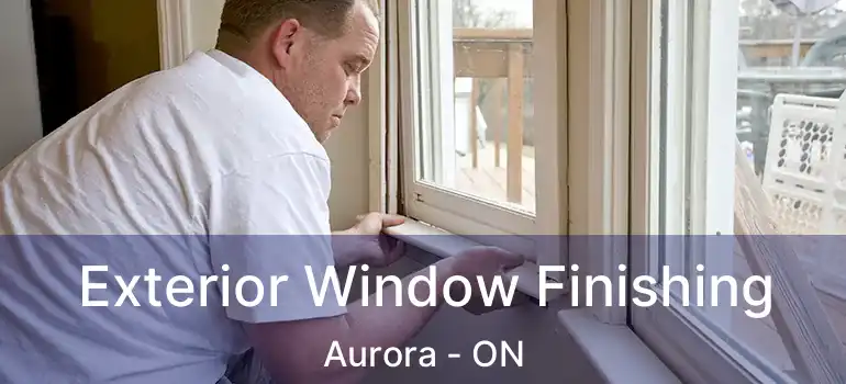  Exterior Window Finishing Aurora - ON