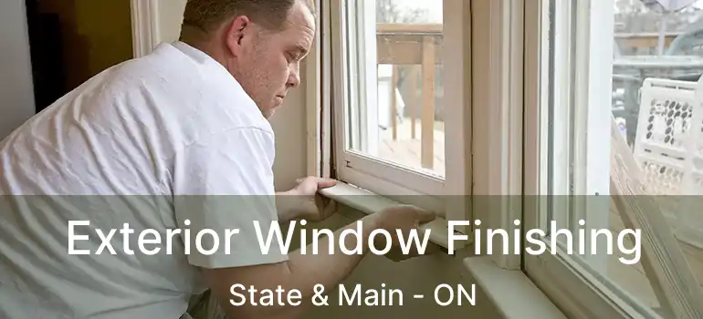  Exterior Window Finishing State & Main - ON