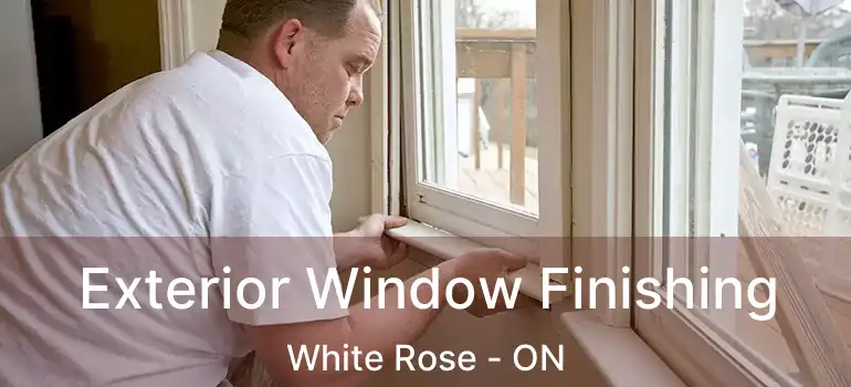  Exterior Window Finishing White Rose - ON