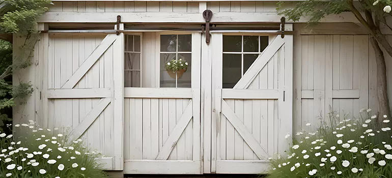 Rear Barn Door Repair in State & Main, ON