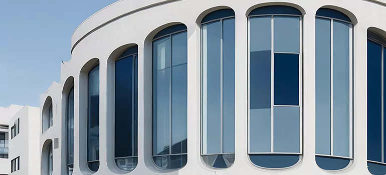 Geometric Window Curtains in White Rose, ON