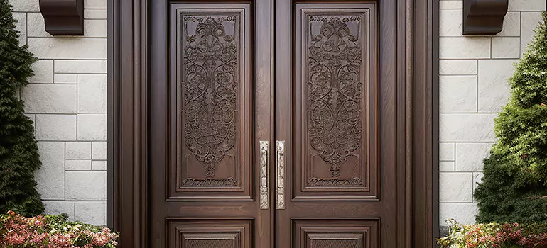 Double Front Doors in White Rose, ON