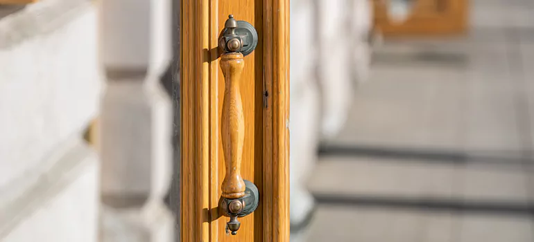 Wooden Pull Bar Installation in Cherry, Ontario