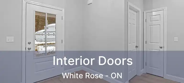  Interior Doors White Rose - ON