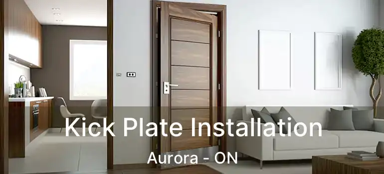  Kick Plate Installation Aurora - ON