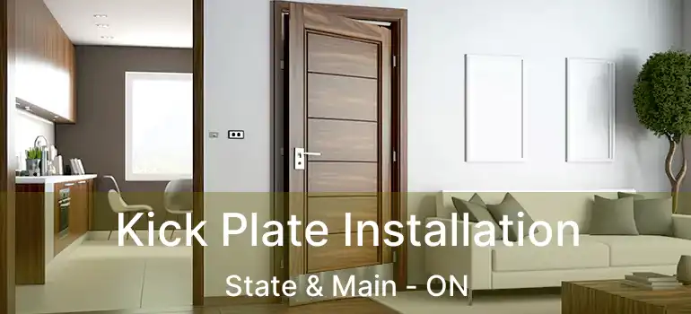  Kick Plate Installation State & Main - ON