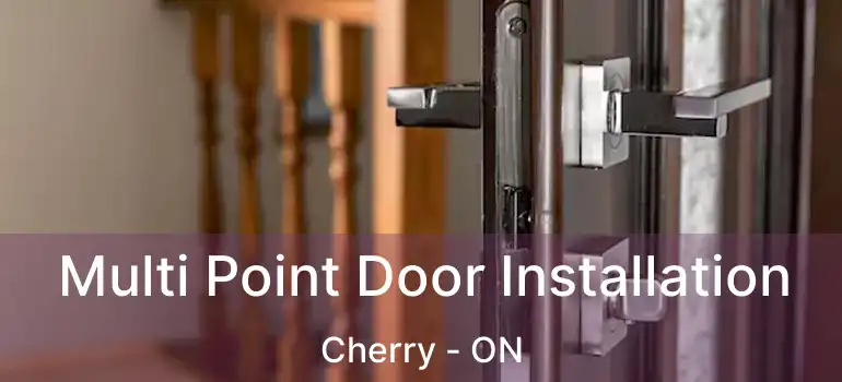  Multi Point Door Installation Cherry - ON