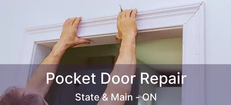  Pocket Door Repair State & Main - ON
