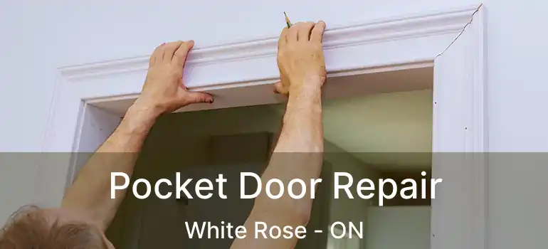  Pocket Door Repair White Rose - ON