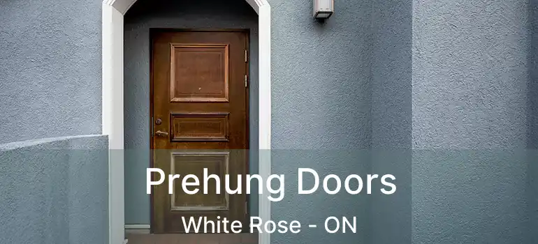  Prehung Doors White Rose - ON