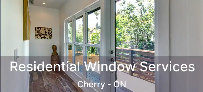  Residential Window Services Cherry - ON