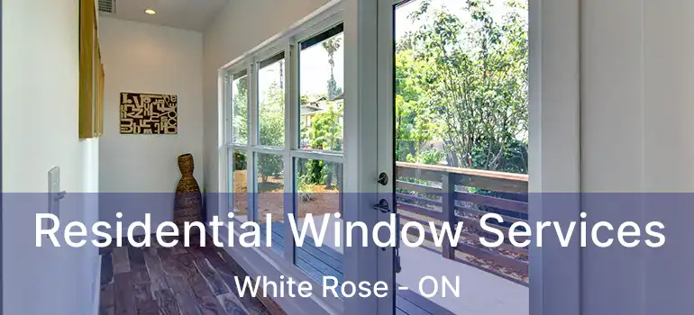  Residential Window Services White Rose - ON