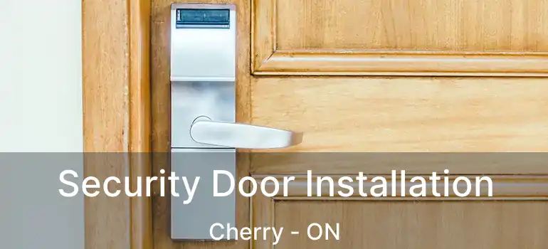  Security Door Installation Cherry - ON