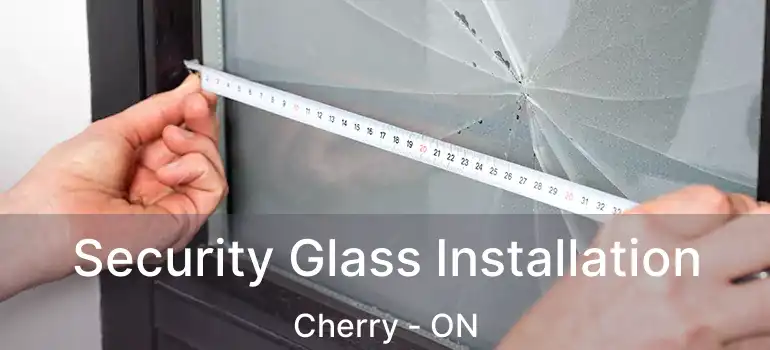  Security Glass Installation Cherry - ON
