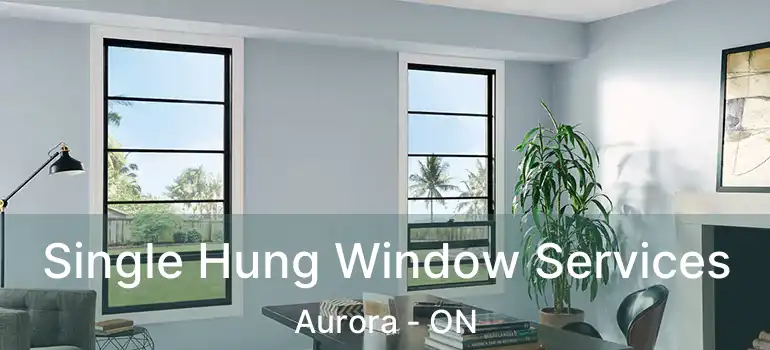  Single Hung Window Services Aurora - ON