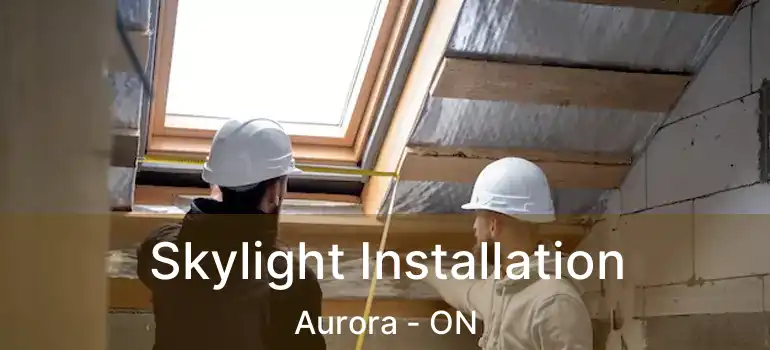  Skylight Installation Aurora - ON