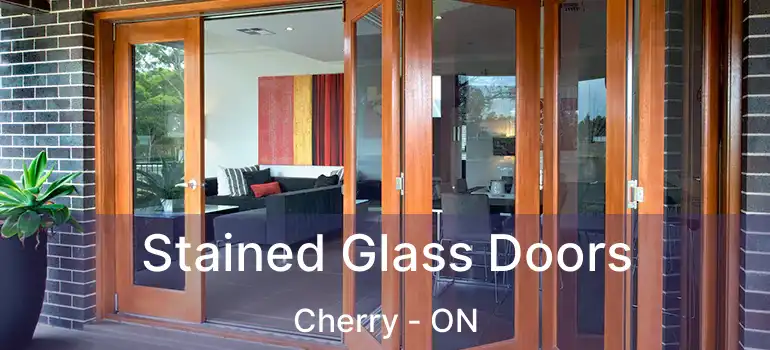  Stained Glass Doors Cherry - ON