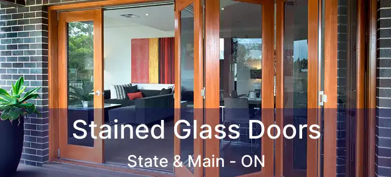  Stained Glass Doors State & Main - ON