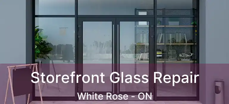  Storefront Glass Repair White Rose - ON