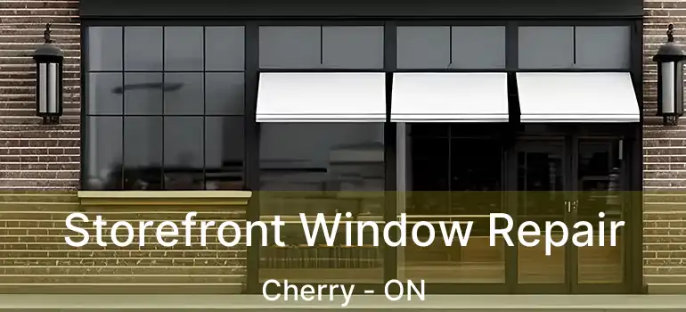  Storefront Window Repair Cherry - ON