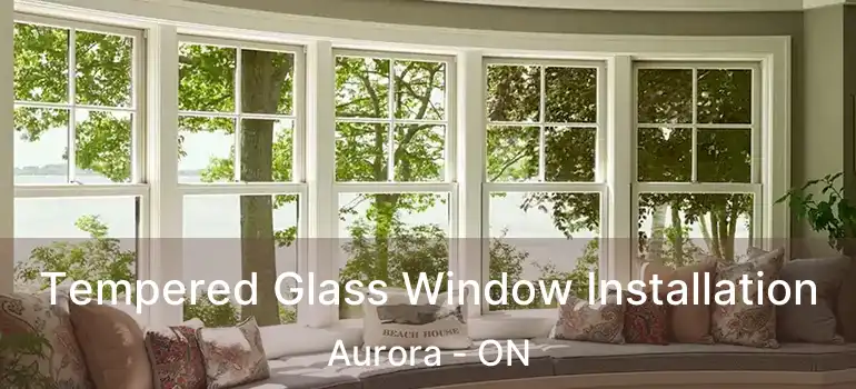  Tempered Glass Window Installation Aurora - ON