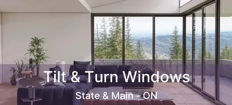  Tilt & Turn Windows State & Main - ON