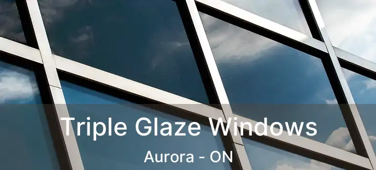  Triple Glaze Windows Aurora - ON