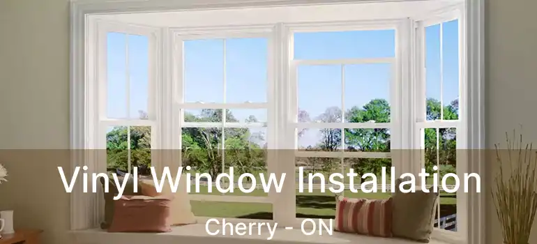  Vinyl Window Installation Cherry - ON
