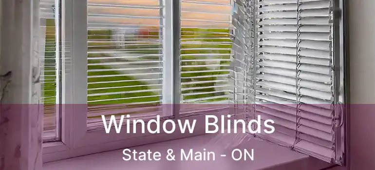  Window Blinds State & Main - ON