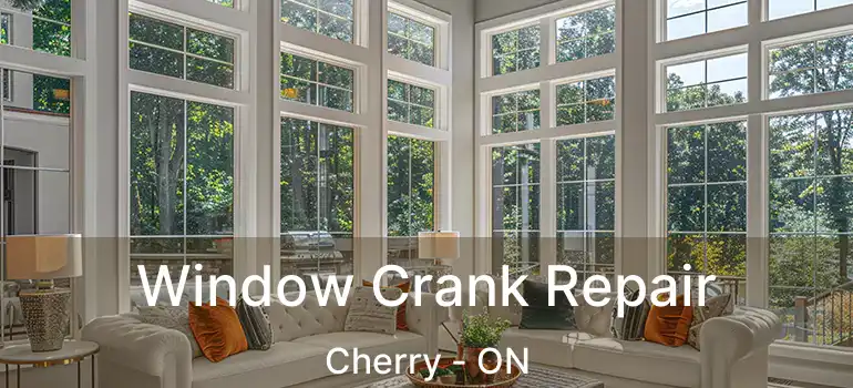  Window Crank Repair Cherry - ON