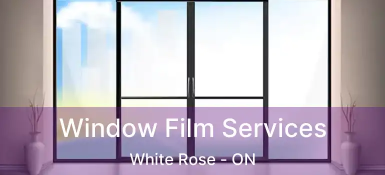  Window Film Services White Rose - ON