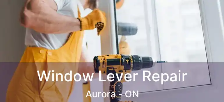  Window Lever Repair Aurora - ON