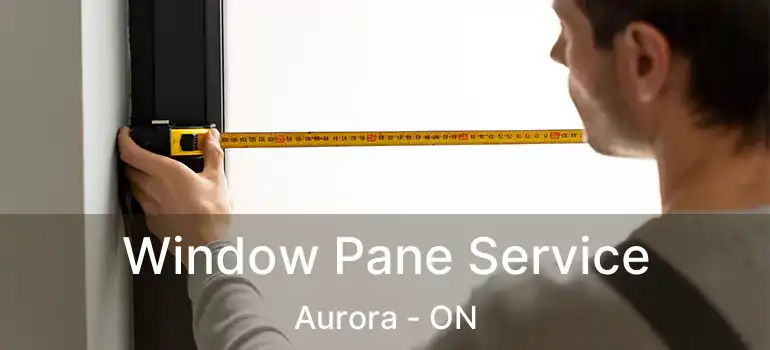  Window Pane Service Aurora - ON