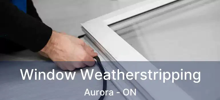  Window Weatherstripping Aurora - ON